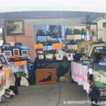 vendor display in tent