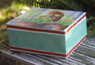 Peach Begonias keepsake side