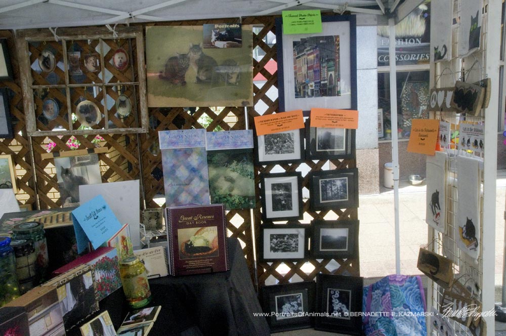 Right back wall display panel, Carnegie Farmers Market.