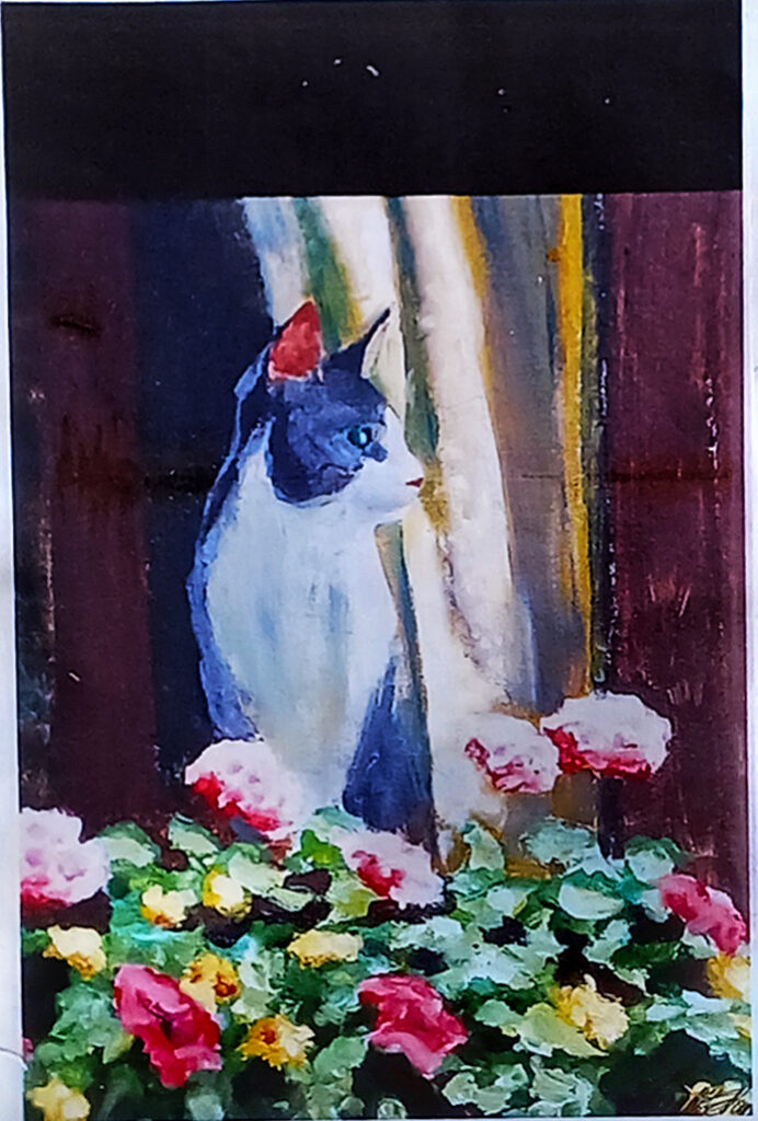 Garden Flag, Namir at the Window