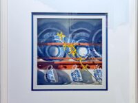 A Framed Print of “Blue and Yellow”