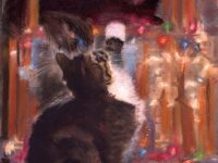 Featured Artwork: Mischief, a New Holiday Painting