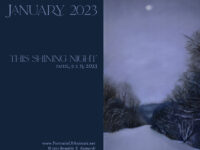 January Nature Desktop Calendar: This Shining Night